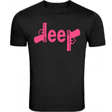 Load image into Gallery viewer, pink jeep gun t-shirt  4x4 /// off road s to 5xl tee
