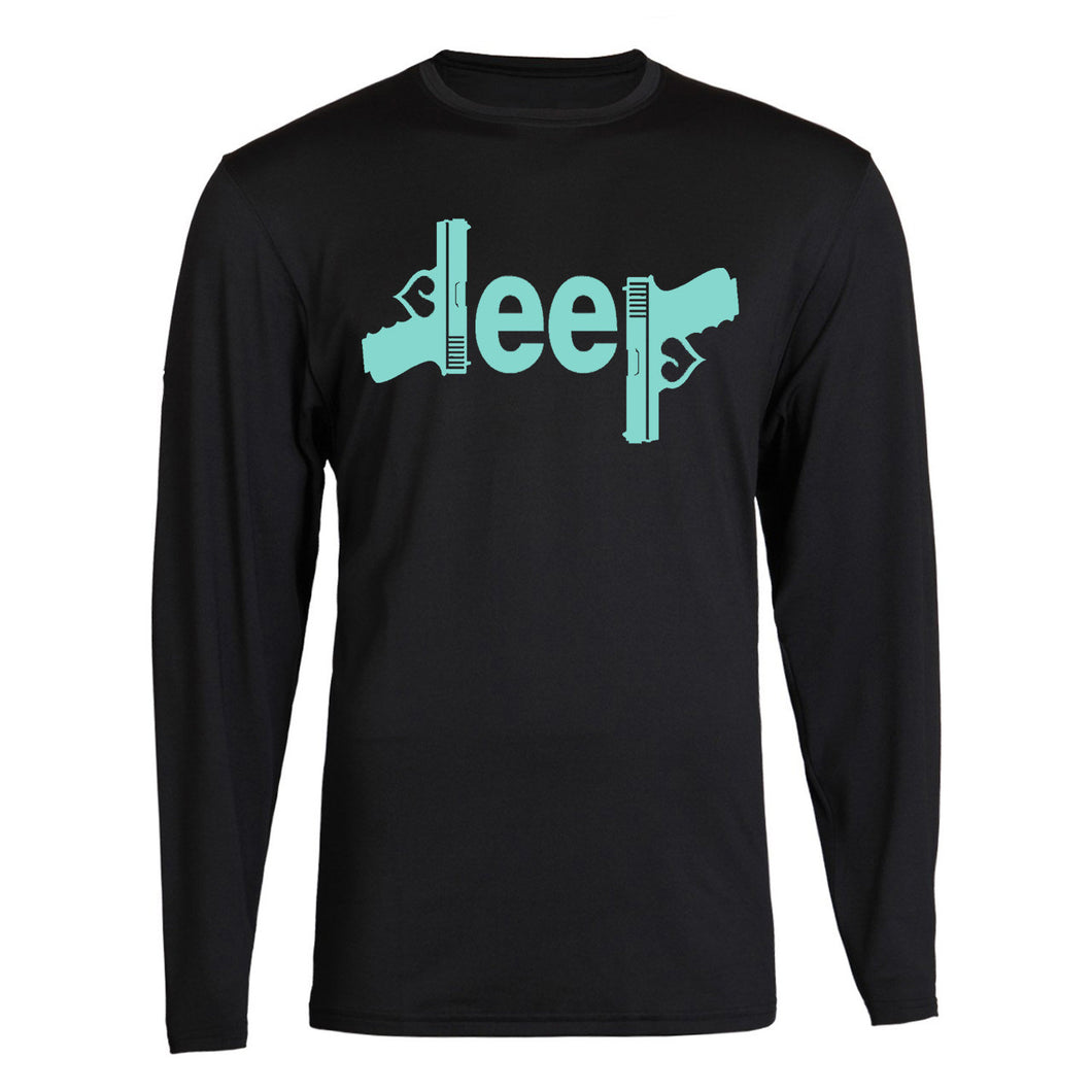mint jeep gun tee  4x4 /// off road s to 2xl long sleeve