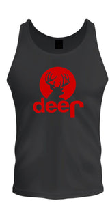 jeep red deer hunting buck shirt unisex tank top