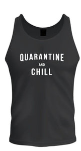 quarantine and chill unisex classic corona t-shirt graphic tank top