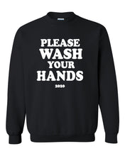 Load image into Gallery viewer, please wash your hand unisex classic tee crew neck sweatshirt