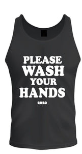 please wash your hand unisex classic corona t-shirt graphic tee tank top