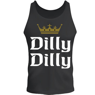 funny beer drinking dilly dilly crown party graphic adult unisex tee tank top s-2xl